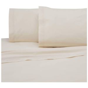 225 Thread Count Standard Pillowcase Pair - (Ivory)