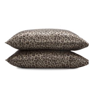 Satin Leopard Pillowcase Pair