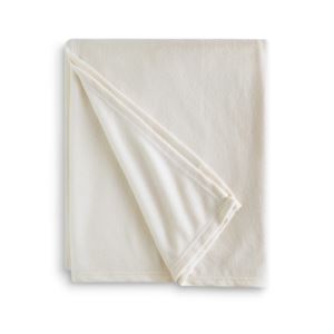 Super Soft Fleece King Blanket - (Ivory)