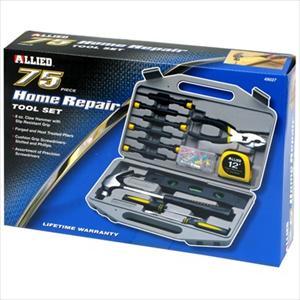 75 pc. Household Tool & Accessories Set w/ Stora