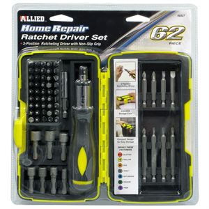 62 pc. Ratcheting Driver Set