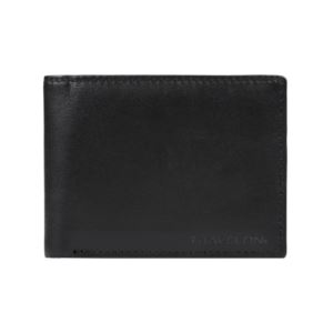 RFID Blocking Leather Billfold Wallet Black