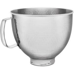 5-Quart Tilt-Head Hammered Stainless Steel Bowl