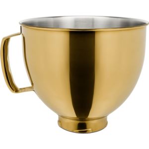 5-Quart Tilt-Head Metallic Finish Stainless Steel Bowl in Radiant Gold