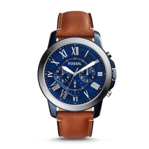 Grant Chronograph Light Brown Leather Watch