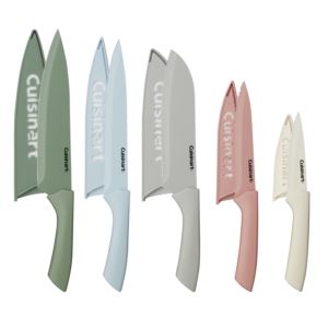 12Pc Ceramic Coated Color Knife Set - Sm Colors