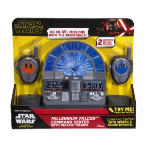 Star Wars Millennium Falcon Command Center w/ Walkie Talkie Ages 3+ Years