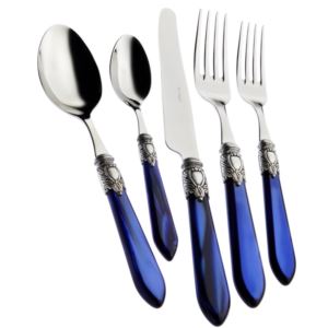 Oxford Antique 5 Piece Place Setting Royal Blue