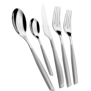 Glamour 5 Piece Place Setting Light Gray