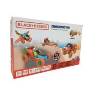 Black+Decker 5-in-1 Engineering Set 136 Pcs