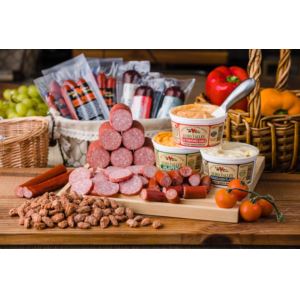 Sausage & Cheese w/ Gourmet Almonds 19pc Feast Set