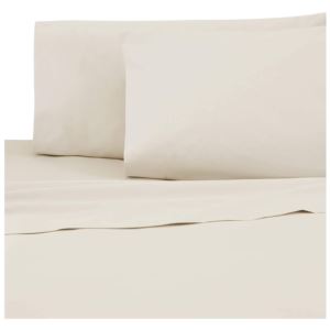 Sateen King Pillowcase Pair - (Ivory)