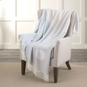 Clean Design Simone Jacquard Anti-Allergen Throw Blanket