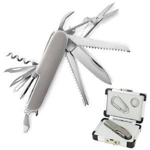 3 Pc. 14 Function Knife with Maxabiner Clip and Case