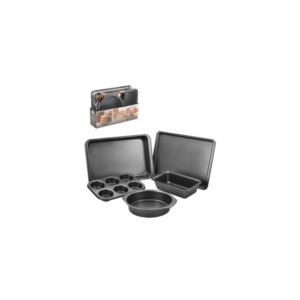 5pc Carbon Steel Baking Set with Nonstick Coating