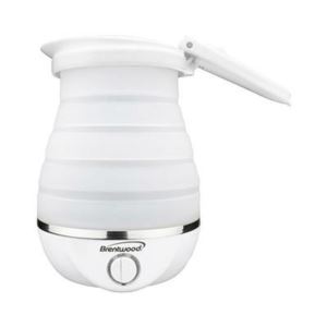 0.8L Collapsible Travel Kettle - White