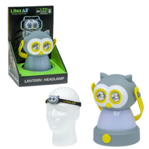 Litezall Owl Lantern+Headlamp Combo