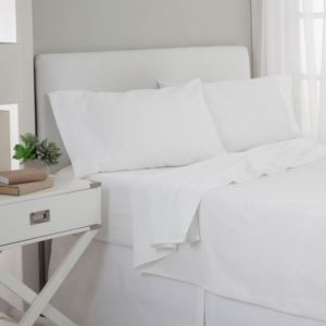 1200 Thread Count Solid Sheet Set - King White