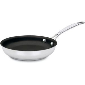Chef's Classic Stainless Non-Stick 8 In. Open Skillet