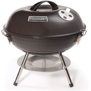 14-In. Portable Charcoal Grill in Black
