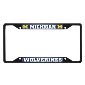 Michigan Wolverines License Plate Frame - Black