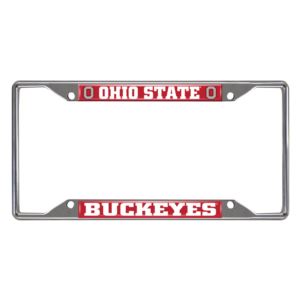 Ohio State Buckeyes License Plate Frame - Chrome