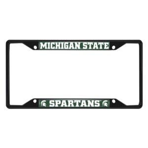 Michigan State Spartans License Plate Frame - Black