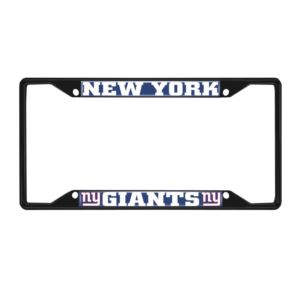 New York Giants License Plate Frame - Black