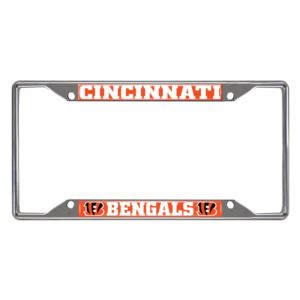 Cincinnati Bengals License Plate Frame - Chrome