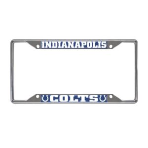 Indianapolis Colts License Plate Frame - Chrome