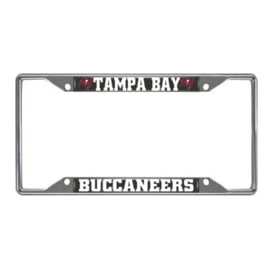 Tampa Bay Buccaneers License Plate Frame - Chrome