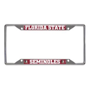 Florida State Seminoles License Plate Frame - Chrome