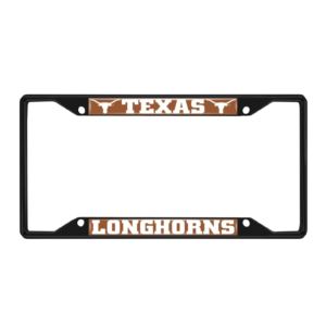 Texas Longhorns License Plate Frame - Black