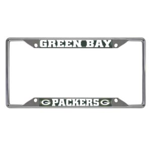Green Bay Packers License Plate Frame - Chrome