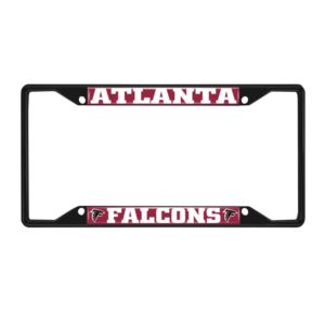 Atlanta Falcons License Plate Frame - Black