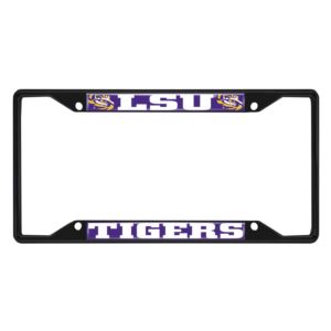LSU Tigers License Plate Frame - Black