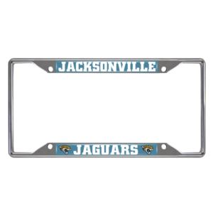 Jacksonville Jaguars License Plate Frame - Chrome