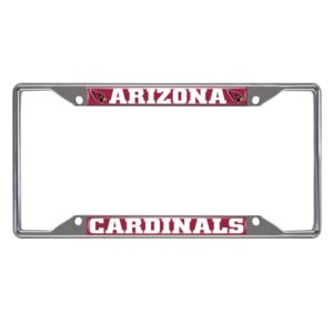 Arizona Cardinals License Plate Frame - Chrome