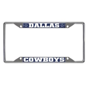 Dallas Cowboys License Plate Frame - Chrome