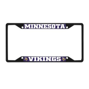 Minnesota Vikings License Plate Frame - Black