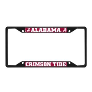 Alabama Crimson Tide License Plate Frame - Black