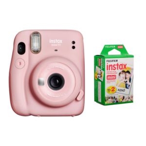 Instax Mini 11 Instant Camera - (Blush Pink) with 20 Pack Film