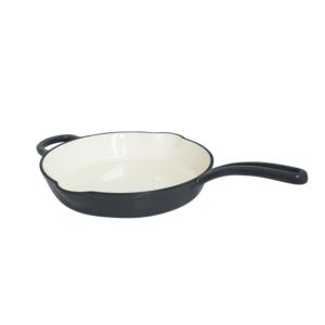 Enameled 12" Round Skillet - Grey