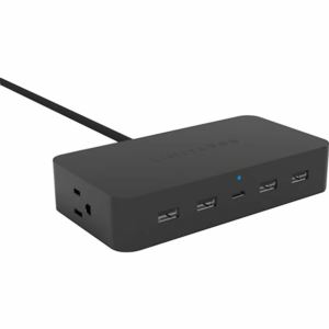 Limitless Innovations PowerPro 7-Device Charger With USB, Type-C, Black