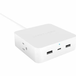 Limitless Innovations PowerPro 5-Device Desktop Charger, White
