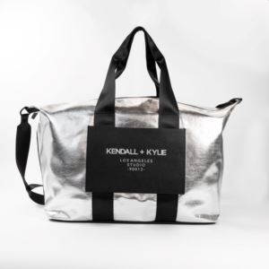 Signature Soft Oversize Weekender - (Silver)
