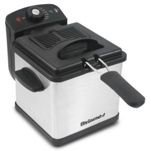 1.6qt Immersion Stainless Steel Deep Fryer