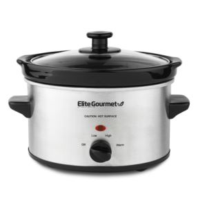 Gourmet 2qt Stainless Steel Slow Cooker