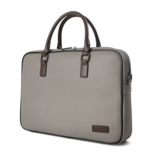 Bugatti Contrast Briefcase-Grey
