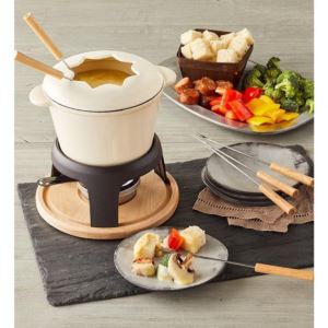 Cast Iron Fondue Set